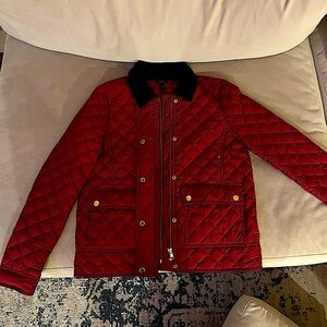 Jcrew Maroon/Red Quilted Jacket - Size XS